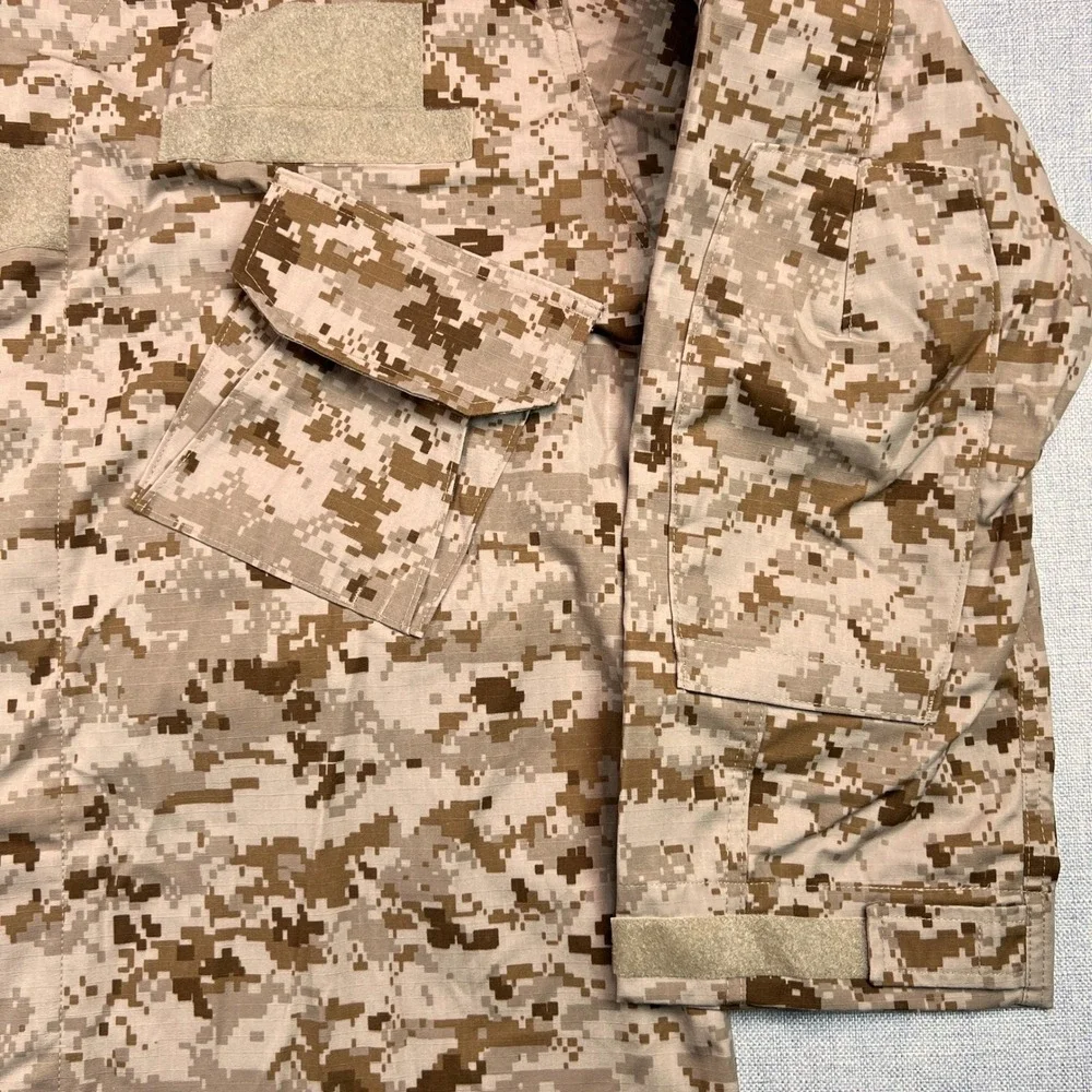 Crye‎ Precision Navy Custom Field Shirt Men XL Desert Camo Tactical SEAL AOR1